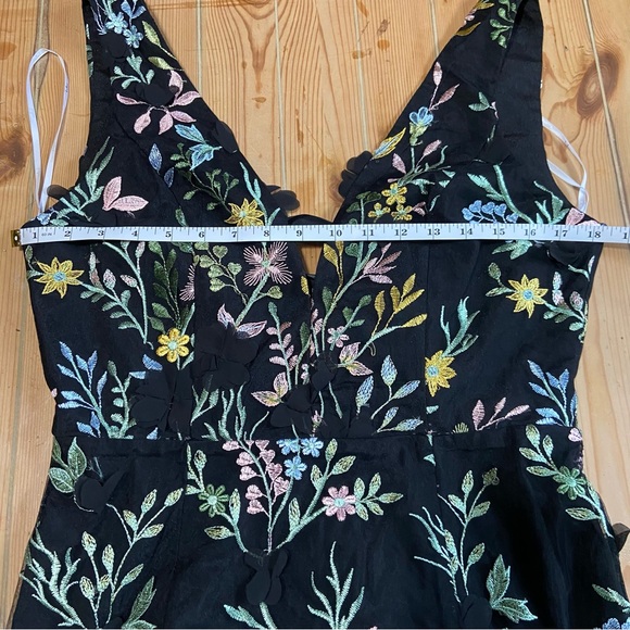 Lulu's Black Floral Maxi Dress - Picture 7 of 9